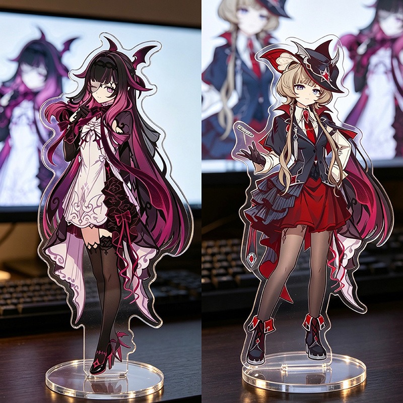 Action Figure Stand - คอลัมบินา แซนด์โรน ฟิกเกอร์อนิเมะ ดามเซลเล็ตต์ หยวนเซิน ของเล่นฟิกเกอร์