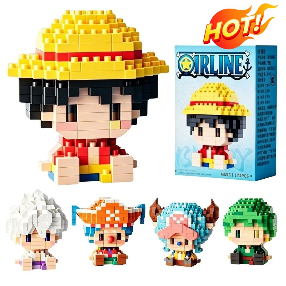 Building Block Mini - วันพีซ ซันก็อด นิกะ ลูฟี่ ไมโครบล็อก ช็อปเปอร์