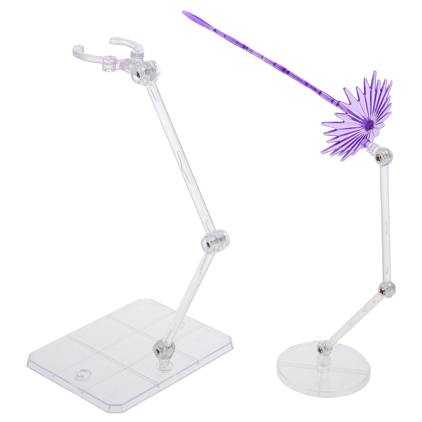 Action Figure Stand - ชุดฐานตั้งโชว์พร้อมอุปกรณ์ประกอบสำหรับแสดงเอฟเฟกต์พลังงาน ฐานตั้งฟิกเกอร์แอคชั่น ตกแต่งคอนโซลรถยนต์ อุปกรณ์เสริม โมเดลฟิกเกอร์