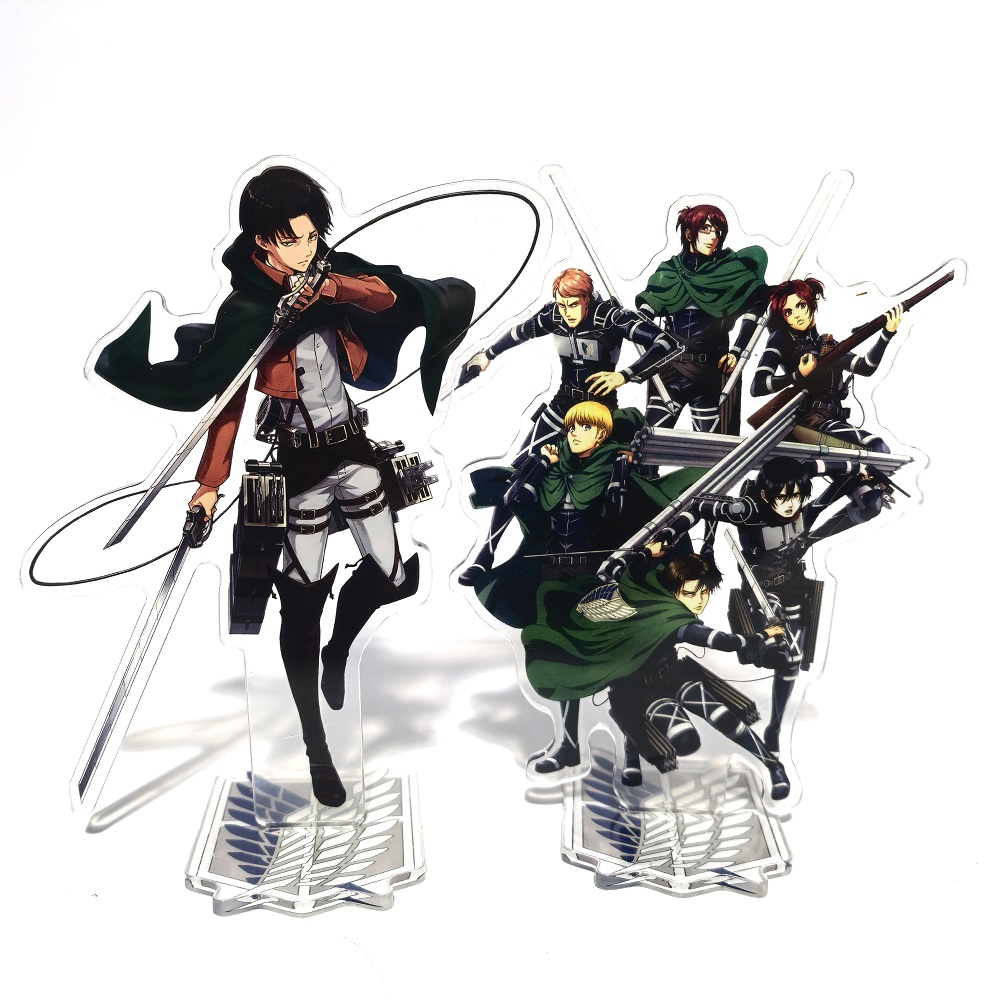 โจมตีTitanอะคริลิคยืนEren Mika - Action Figure Stand บทวิจารณ์และราคา